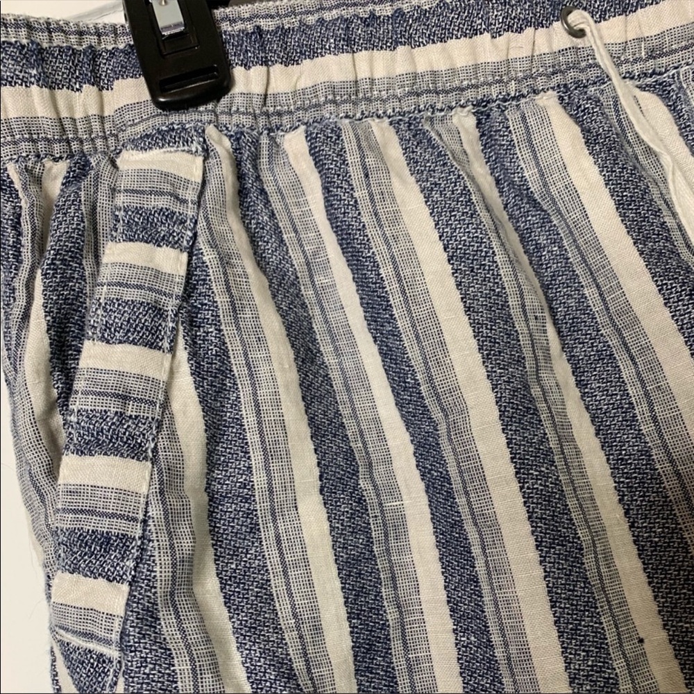 Artisan New York 100% linen striped pants
